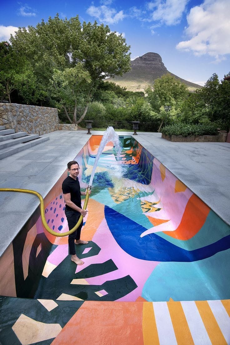 Painted pool Higgovale