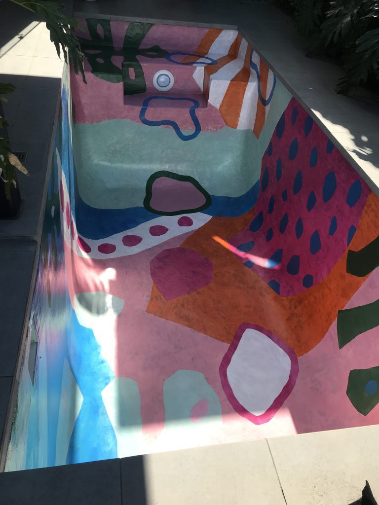 Painted pool Durban