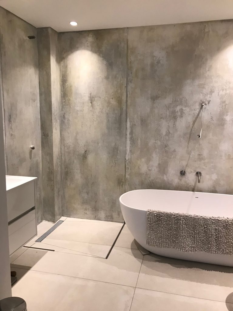 Wall Finishes-aged plaster finish