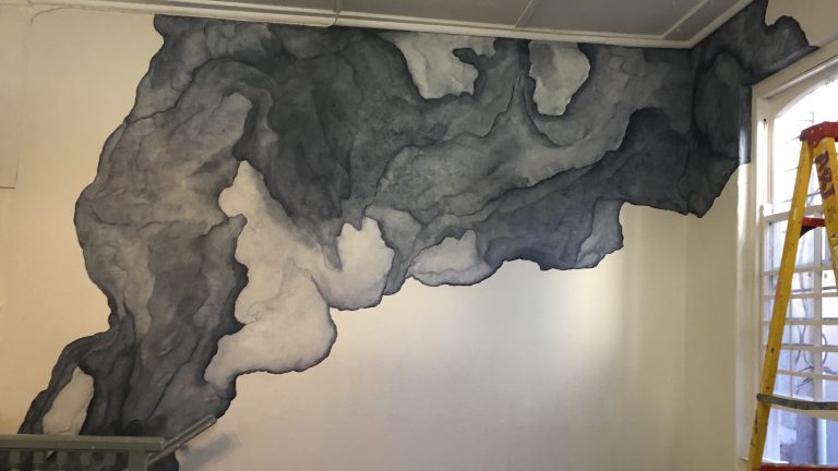 Wall Finishes-inky effect