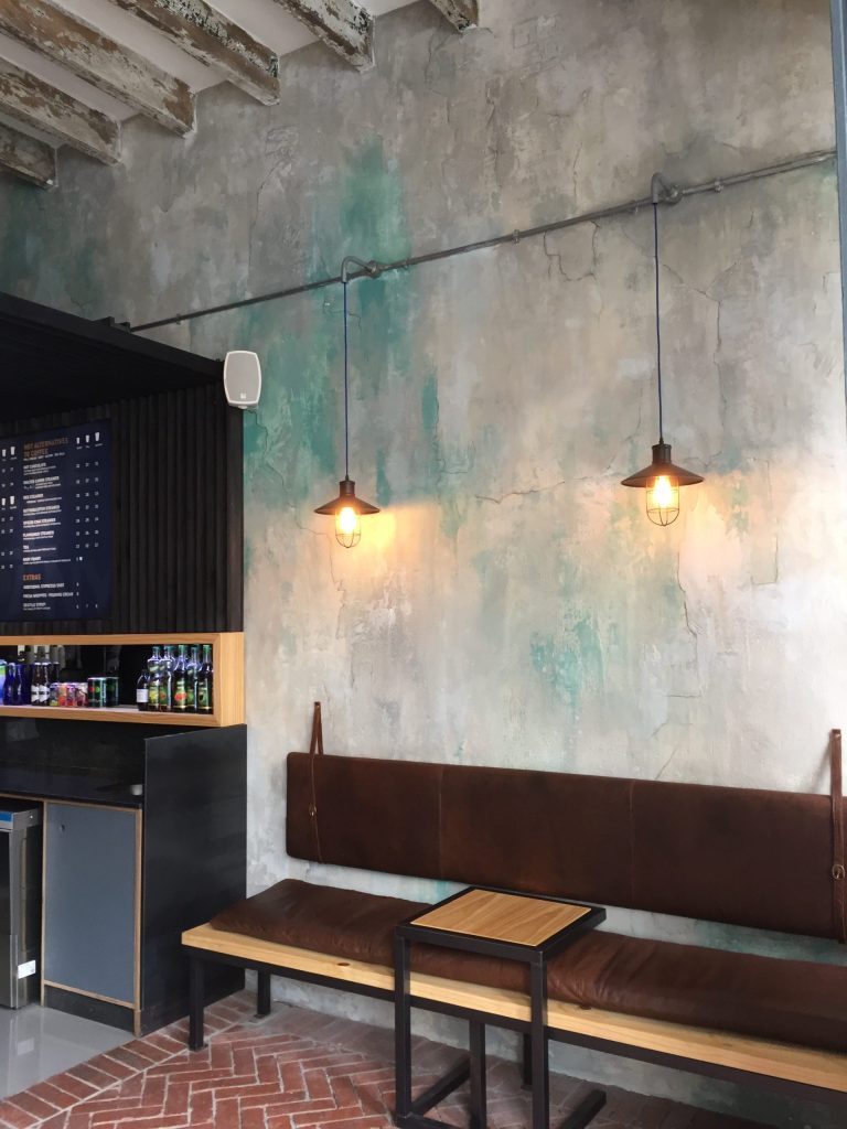Wall Finishes-aged plastered effect