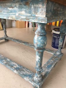 distressed table